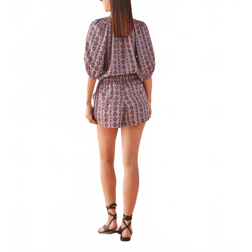 NEW OMIKA isla blouse in omari hibiscus - Picture 3 of 4